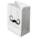 Elegant Mustache Medium Gift Bag