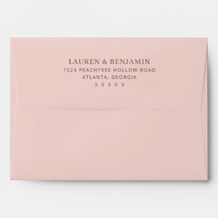 Elegant Muted Brown Minimalist Envelope