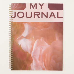 Elegant Muted Rose Daily Journal Planner