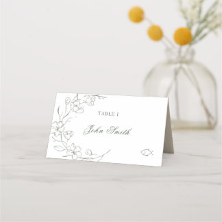 Elegant Name Food Card