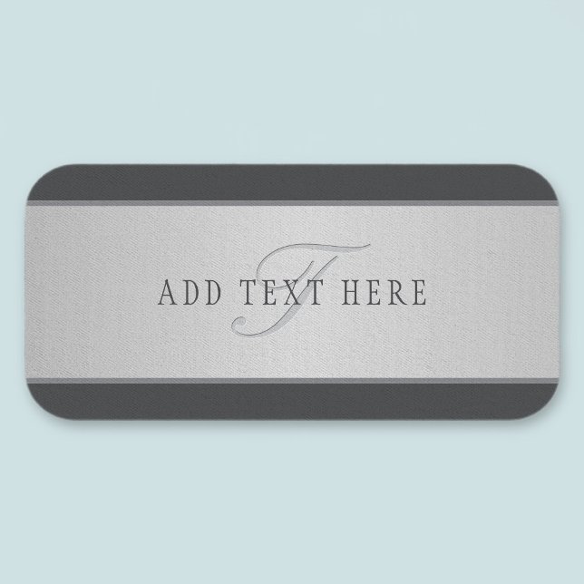 Elegant Name & Monogram Lettering (or other text) Patch (Creator Uploaded)