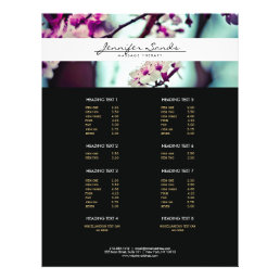 ELEGANT NAME with CHERRY BLOSSOMS Flyer