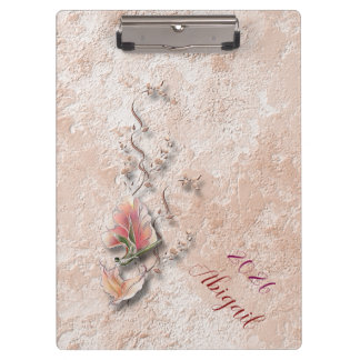 Elegant Nature Embossed clipboard
