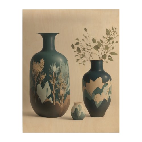 Elegant Nature_Inspired Art Vases Unique Dcor