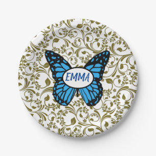 Elegant Nature Inspired Beauty Paper Plates