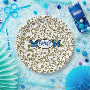 Elegant Nature Inspired Beauty Paper Plates