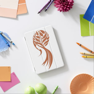 Elegant Nature-Inspired Feminine Art Design iPad Mini Cover