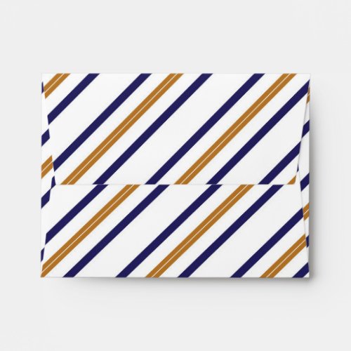 Elegant Nautical Anchor Blue Invitation Envelope