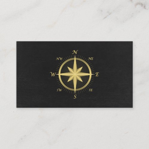 Elegant Nautical Compass  Business Card