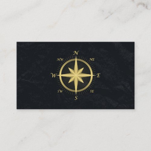 Elegant Nautical Compass  Business Card