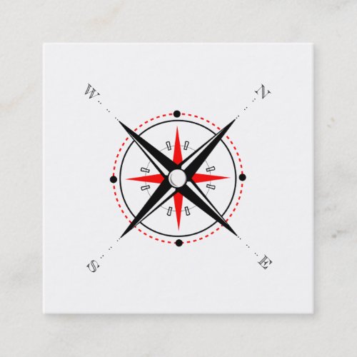 Elegant Nautical Compass  Business Card