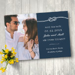 Elegant Nautical Knot Save The Date at Zazzle