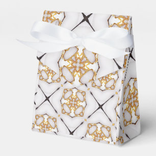 Elegant Nautical Navy and White Favor Boxes