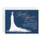 Elegant Navy and Blush Wedding Gown Bridal Shower