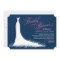 Elegant Navy and Pink Wedding Gown Bridal Shower