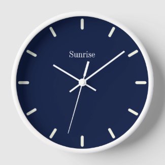 Elegant Navy Blue and White