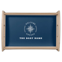 elegant navy blue nautical compass boat
