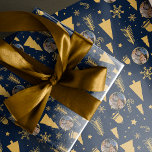 Elegant Navy Blue Photo Merrry Christmas Wrapping Paper<br><div class="desc">Add a personal touch to your holiday gifts with our Personalized Elegant Navy Blue Photo Holiday Christmas Wrapping Paper! Perfect for christmas wrapping ideas, this custom christmas wrapping features your favorite photos, making it one of the most creative christmas wrapping ideas. This unique christmas wrapping paper is ideal for christmas...</div>