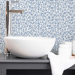 Elegant Navy Blue Simple Botanical Pattern White Ceramic Tile<br><div class="desc">Looking to spruce up your home with a stylish new wall? Consider adding some original design tiles that are both trendy and timeless. Our ceramic tiles feature a lovely fresh pattern of delicate navy blue florals on a crisp white background, bringing a touch of elegance to any space. The best...</div>