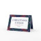 Elegant Navy Blue Tartan Plaid Christmas Cheer