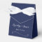 Elegant Navy Blue Wedding Favor Boxes Tent