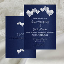 Elegant Navy White Wedding