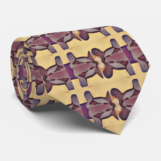 Elegant Neck Tie Collection: Custom Graphic Design (Rolled)