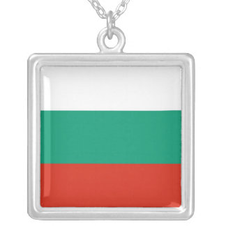 Elegant Necklace with Flag of Bulgaria