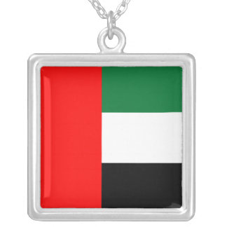 Elegant Necklace with Flag of United Arab Emirates