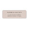 Elegant Neutral Address Labels