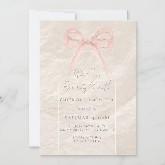 Elegant Neutral Baby Shower Invitation – Minimalis (Creator Uploaded)
