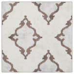 elegant neutral beige damask ikat tribal patterns fabric