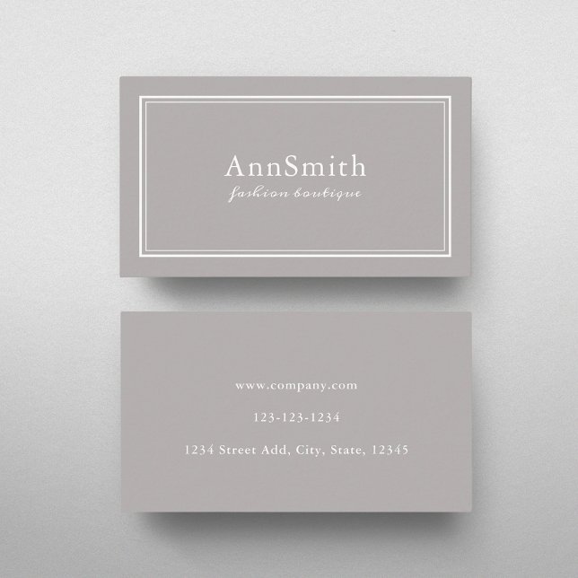 Elegant Neutral Business Card (Creator Uploaded)