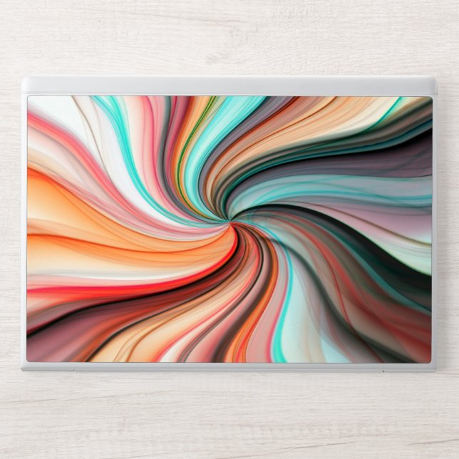   Elegant Neutral Tone Laptop Skin for Daily Use.  (Front)