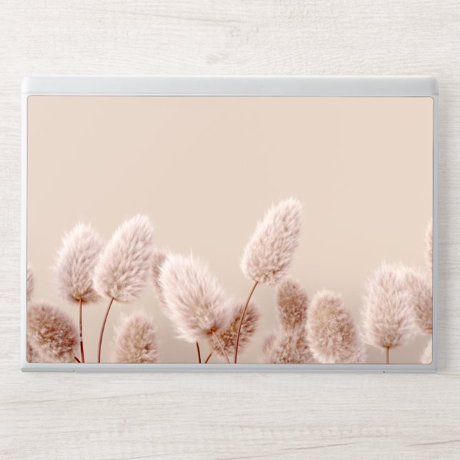  Elegant Neutral Tone Laptop Skin for Daily Use.  (Front)