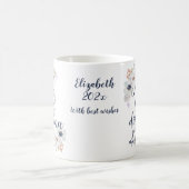 Elegant Never Forget The Difference Floral Coffee Mug (Center)