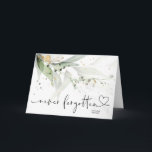 Elegant Never Forgotten Condolence Sympathy Grief Card<br><div class="desc">Send a special heart felt message to your loved ones with this simple never forgotten sympathy greeting card,  let them know your thoughts are with them as they travel through these hard times.</div>
