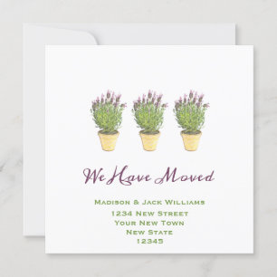 Elegant New address Moving Announcement