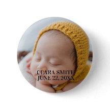 Elegant new baby announcement