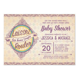 New Orleans Baby Shower Invitations Zazzle New Orleans Baby Shower Invitations