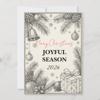 Elegant New Year 2026 Greeting Card