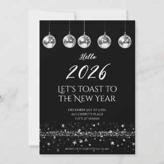 Elegant New Year’s Eve Party Invitation