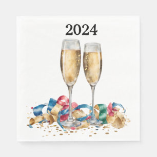 Elegant New Year’s Eve Party Napkins