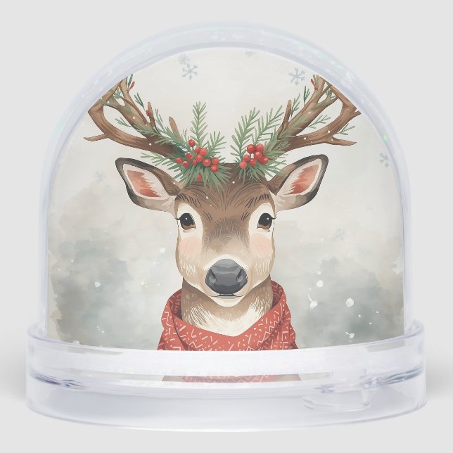 elegant new year snow globe 2025 (Back)