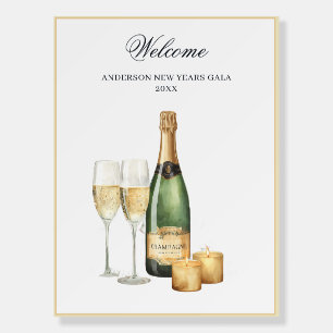 Elegant New Years Eve Party Foam Board