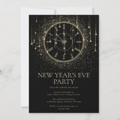 Elegant New Years Eve Party Invitation