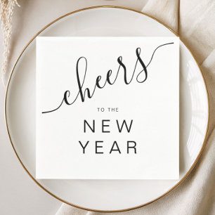 Elegant New Year's Eve Party Napkins