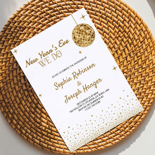  Elegant New Year's Eve wedding invitation 
