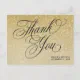 Elegant New Years Eve Wedding Thank You Postcard | Zazzle