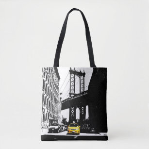 Elegant New York City Brooklyn Yellow Taxi Nyc Tote Bag